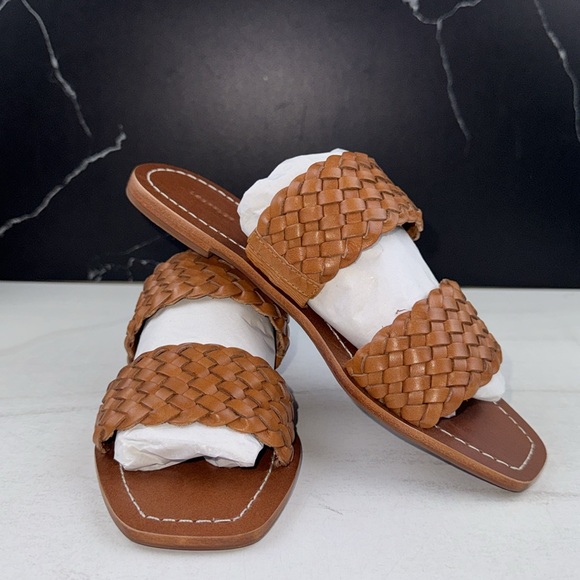 Loeffler Randall Jonah Timber Woven Slide Sandal Timber Brown sz 6.5 - Picture 5 of 13